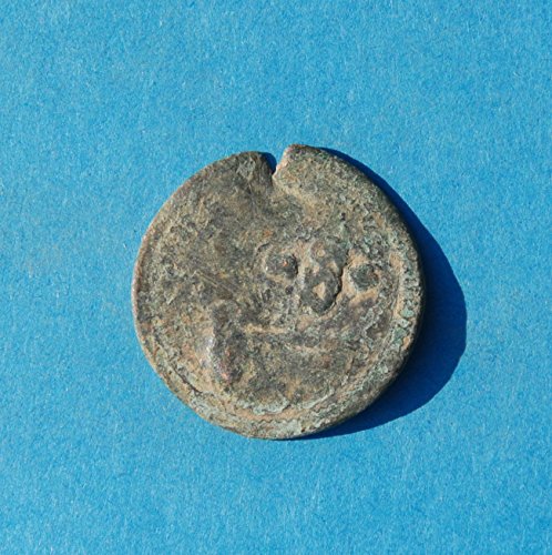 1652 ES Испания Замък Филип IV и Лъв Колониалната Карибски Пират Епоха 4 Мараведи Cob Монета Добри детайли