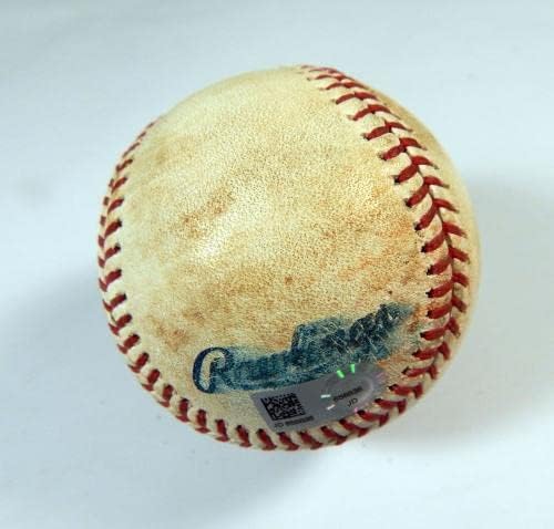 2019 Chicago Cubs Pirates Използвани В играта Бели Бейзболни Топки Stratton David Bote, Използвани в една игра