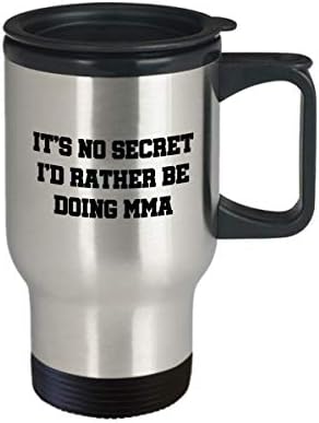 Забавен подарък за ММА - Чаша за пътуване ММА - Подарък бойцу ММА - Смесени бойни изкуства - по-Скоро паси ММА