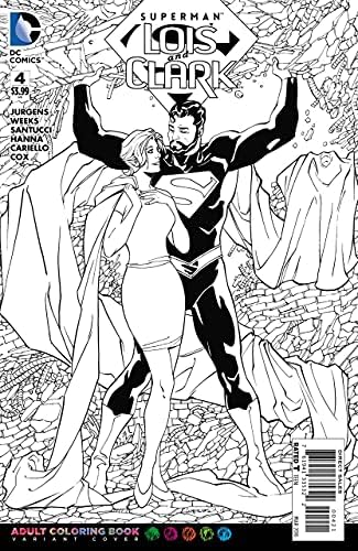 Супермен: Лоис и Кларк 4A VF / NM; вариант на комикса DC | книжки за оцветяване за възрастни