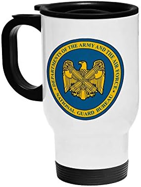 ExpressItBest 16 унции Изолирано Пътна Кафеена чаша - Подразделения на Националната гвардия на САЩ - Изобилие от възможности