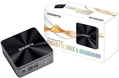 Gigabyte БРИКС GB-BRI7H-10710 (Ультракомпактный мини-КОМПЮТЪР /Dual SO-DIMM DDR4 / Intel UHD Graphics 620/6xUSB 3.2 Gen2 Gen2/ Intel