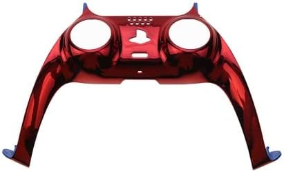 Скоба за капак на предния панел на контролера, Камуфляжная обвивка, която е Съвместима с Playstation 5 PS5 (Червен хром)